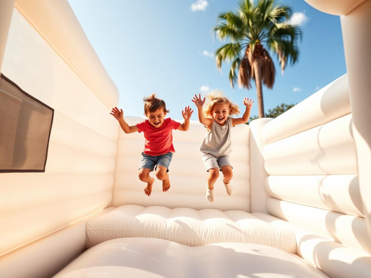 Modern White Bounce House rental in Orlando, Florida — photo 3