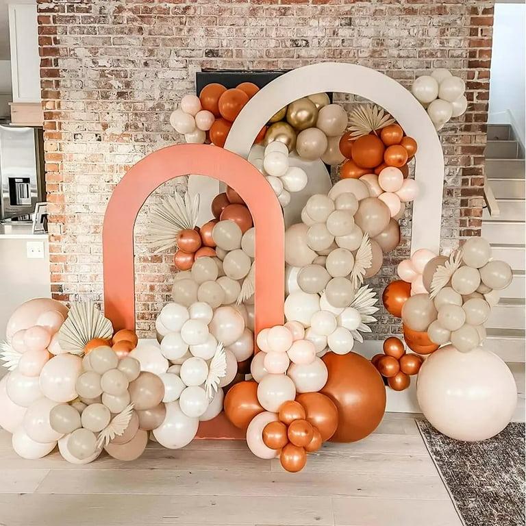 Boho Nested Arch Backdrop with Balloons in Orlando, FL