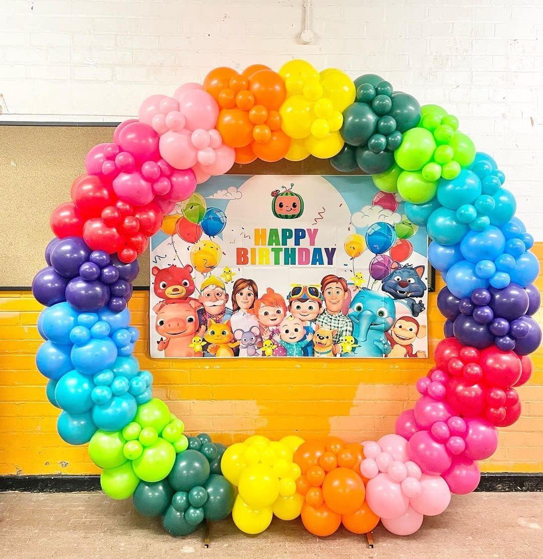 Rainbow Circular Balloon Arch in Orlando, FL