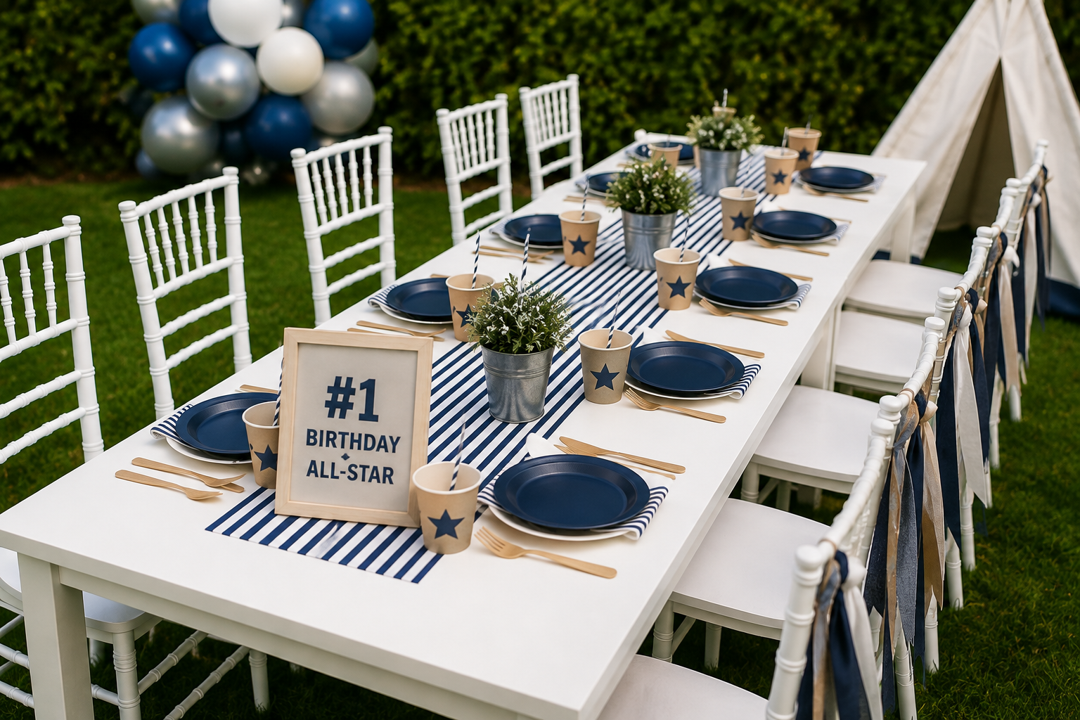 Classic White Chiavari Chairs And Table for Kids rental in Orlando, Florida